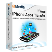 4Media iPhone Apps Transfer for Mac