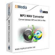 4Media MP3 WAV Converter for Mac