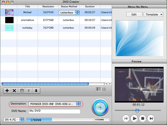 AVI to DVD Mac