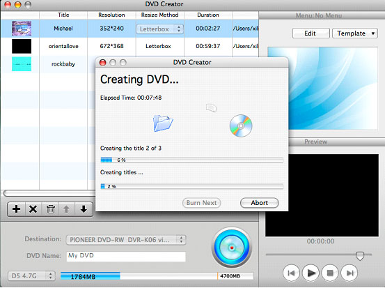 Clone DVD for Mac