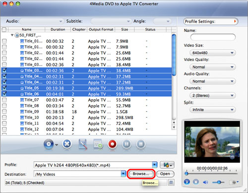 Mac DVD to Apple TV Converter