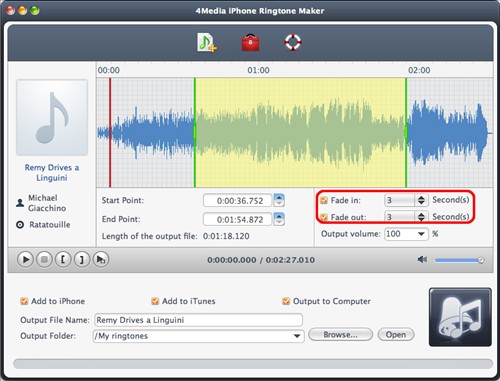 Add fade-in and fade-out effects