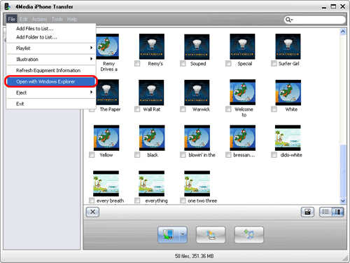 Copy iPhone music to Computer