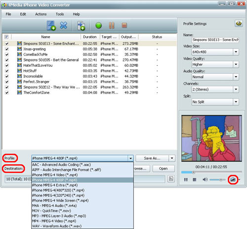 4Media iPhone Video Converter