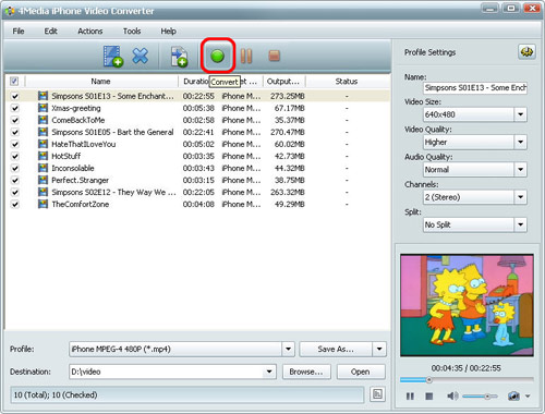 4Media iPhone Video Converter