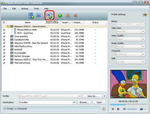 4Media iPhone Video Converter