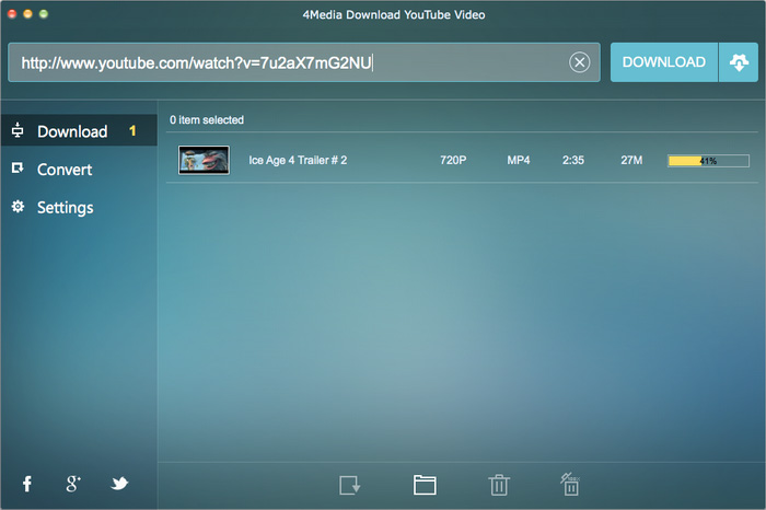 4Media Download YouTube Video for Mac