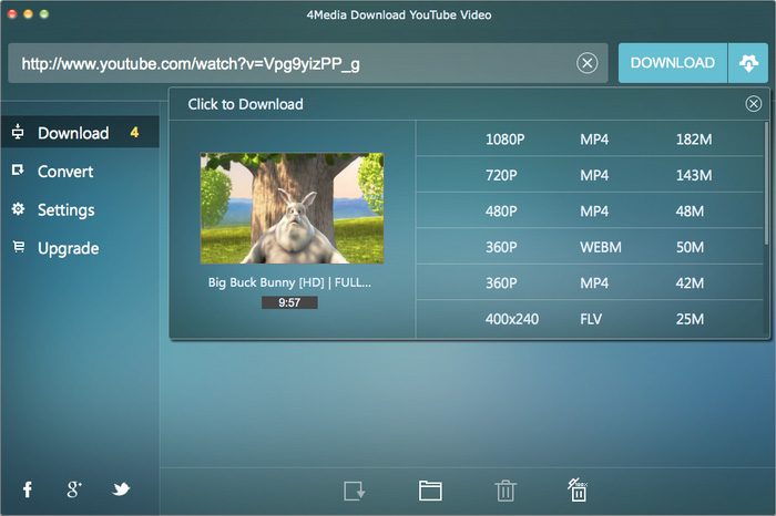 4Media Download YouTube Video for Mac