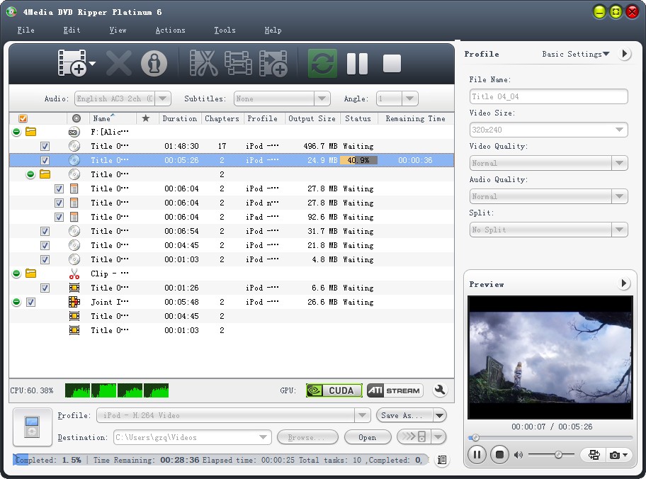 4Media DVD Ripper Platinum software