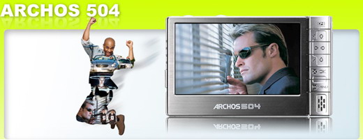 The Archos 504 portable media